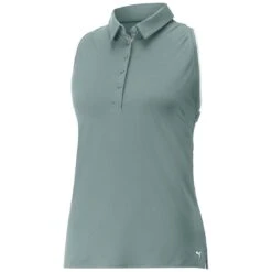 Puma Women's MATTR Peak Sleeveless Polo 8 Puma Women's MATTR Peak Sleeveless Polo -Famous Golf Shop puma 2023 womens mattr peak sleeveless polo adriatic itempicture