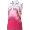 Puma Women's MATTR Stripe Sleeveless Polo