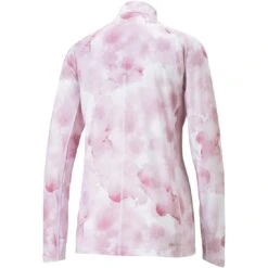 Puma Women's YOU-V Cloud Quarter Zip 5 Puma Women's YOU-V Cloud Quarter Zip -Famous Golf Shop puma 2023 womens you v cloud quarter zip orchid shadow back itempicture