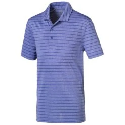 Puma Boys Rotation Stripe Polo -Famous Golf Shop puma boys rotation stripe polo dazzling blue