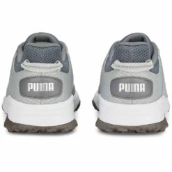 Puma Fusion Grip Golf Shoes High Rise/Silver/Quiet Shade 9 Puma Fusion Grip Golf Shoes High Rise/Silver/Quiet Shade -Famous Golf Shop puma fusion grip golf high rise silver quiet shade 377527 01 heel itempicture