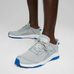 Puma Fusion Grip Golf Shoes High Rise/Silver/Team Royal -Famous Golf Shop puma fusion grip golf high rise silver team royal 377527 05 mod1 itempicture