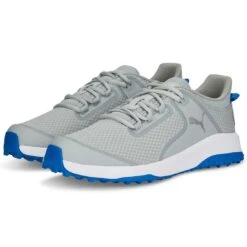 Puma Fusion Grip Golf Shoes High Rise/Silver/Team Royal -Famous Golf Shop puma fusion grip golf high rise silver team royal 377527 05 pair itempicture