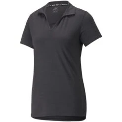 Puma Women's CLOUDSPUN Coast Polo -Famous Golf Shop puma 2022 womens cloudspun coast polo black itempicture