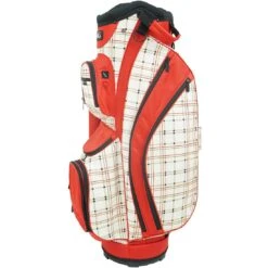 RJ Sports Women's Paradise Cart Bag -Famous Golf Shop rj sports 2023 paradise cart bag cherry plaid left itempicture
