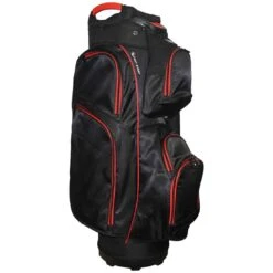 RJ Sports Mission Cart Bag -Famous Golf Shop rj sports mission cart bag black red left itempicture
