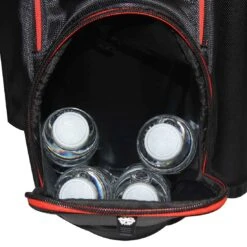 RJ Sports Mission Cart Bag -Famous Golf Shop rj sports mission cart bag black red pocket itempicture