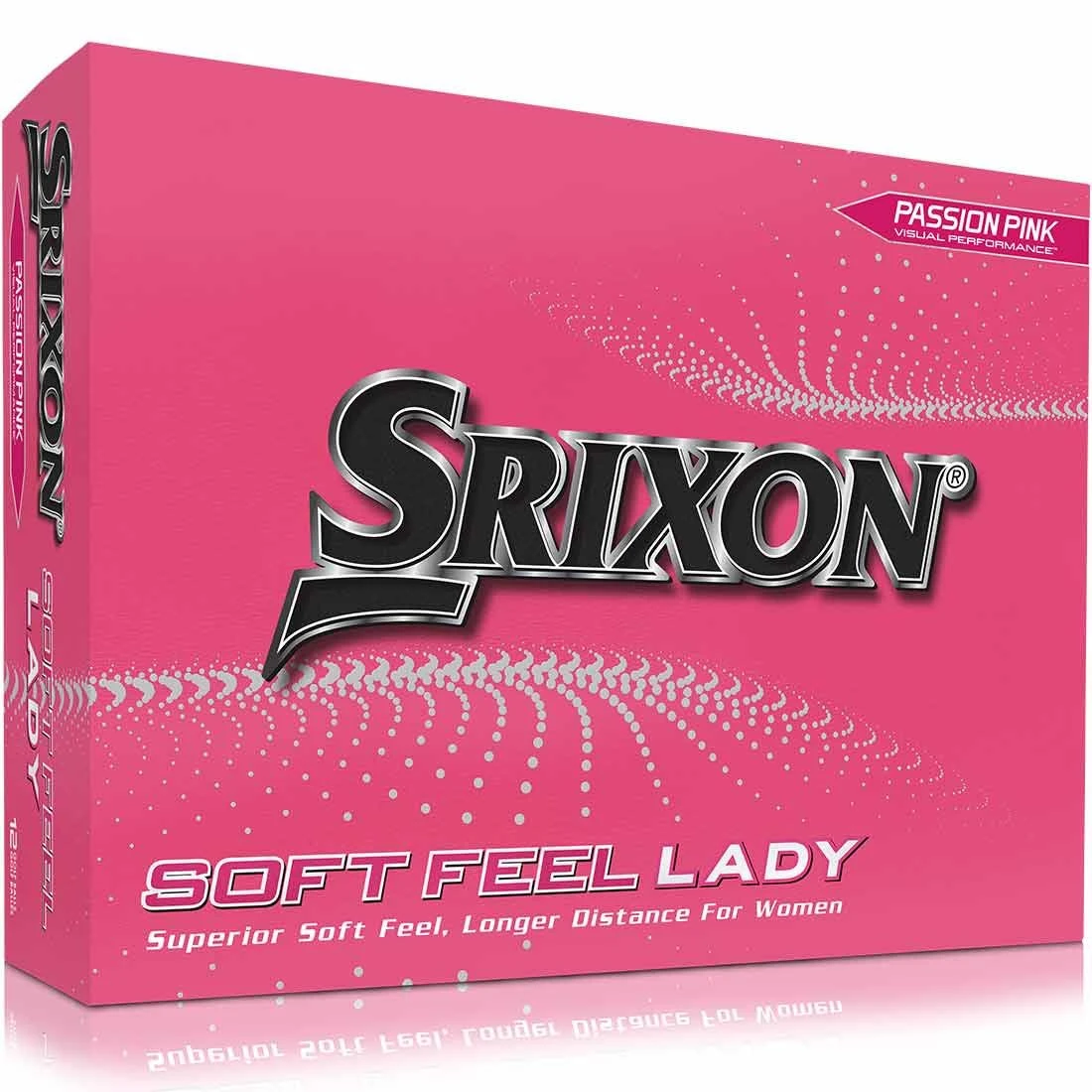Srixon Women's Soft Feel Lady 8 Pink Golf Balls 1 Srixon Women's Soft Feel Lady 8 Pink Golf Balls