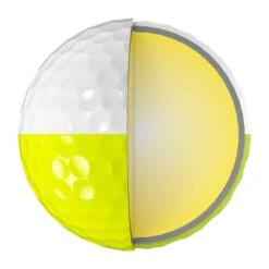 Srixon Z-Star 8 Divide Golf Balls -Famous Golf Shop srixon z star 8 divide white yellow golf balls cutout itempicture