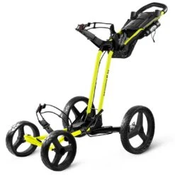 Sun Mountain Pathfinder PX4 Push Cart -Famous Golf Shop sun mountain 2022 pathfinder px4 push cart atomic yellow itempicture