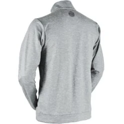 Sun Mountain Bridger Pullover 11 Sun Mountain Bridger Pullover -Famous Golf Shop sun mountain 2023 bridger pullover platinum back itempicture