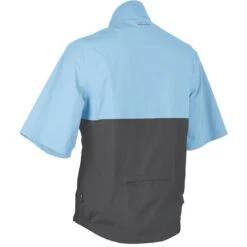 Sun Mountain Monsoon Short Sleeve Rain Pullover -Famous Golf Shop sun mountain 2023 monsoon ss rain pullover glacier steel back itempicture