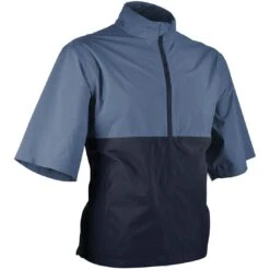 Sun Mountain Monsoon Short Sleeve Rain Pullover -Famous Golf Shop sun mountain 2023 monsoon ss rain pullover infinity navy itempicture
