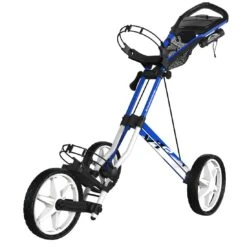 Sun Mountain Speed Cart V1R Push Cart -Famous Golf Shop sun mountain speed cart v1r push cart white blue itempicture