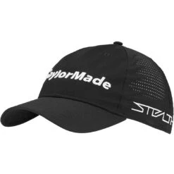 TaylorMade Tour LiteTech Hat -Famous Golf Shop taylormade 2023 tour litetech hat black itempicture