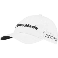 TaylorMade Tour LiteTech Hat -Famous Golf Shop taylormade 2023 tour litetech hat white itempicture