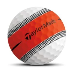 TaylorMade Tour Response Stripe Multicolor Golf Balls -Famous Golf Shop taylormade 2023 tour response stripe multicolor golf balls orange quarter itempicture