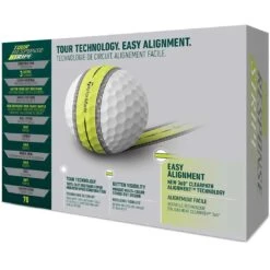 TaylorMade Tour Response Stripe Multicolor Golf Balls -Famous Golf Shop taylormade 2023 tour response stripe multicolor golf balls tray itempicture