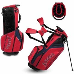 Team Effort MLB Caddie Carry Hybrid Bag -Famous Golf Shop team effort mlb caddie carry hybrid bag los angeles angels itempicture