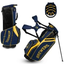 Team Effort MLB Caddie Carry Hybrid Bag -Famous Golf Shop team effort mlb caddie carry hybrid bag milwaukee brewers itempicture