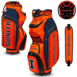 Team Effort NCAA Bucket III Cooler Cart Bag 39 Team Effort NCAA Bucket III Cooler Cart Bag -Famous Golf Shop team effort ncaa bucket 3 cooler cart bag illinois fighting illini itempicture