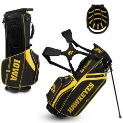 Team Effort NCAA Caddie Carry Hybrid Bag -Famous Golf Shop team effort ncaa caddie carry hybrid bag iowa hawkeyes itempicture