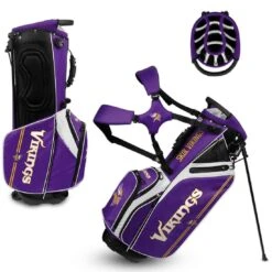 Team Effort NFL Caddie Carry Hybrid Bag -Famous Golf Shop team effort nfl caddie carry hybrid bag minnesota vikings itempicture
