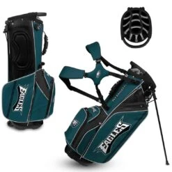 Team Effort NFL Caddie Carry Hybrid Bag -Famous Golf Shop team effort nfl caddie carry hybrid bag philadelphia eagles itempicture