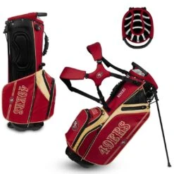 Team Effort NFL Caddie Carry Hybrid Bag -Famous Golf Shop team effort nfl caddie carry hybrid bag san francisco 49ers itempicture