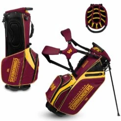 Team Effort NFL Caddie Carry Hybrid Bag -Famous Golf Shop team effort nfl caddie carry hybrid bag washington commanders itempicture