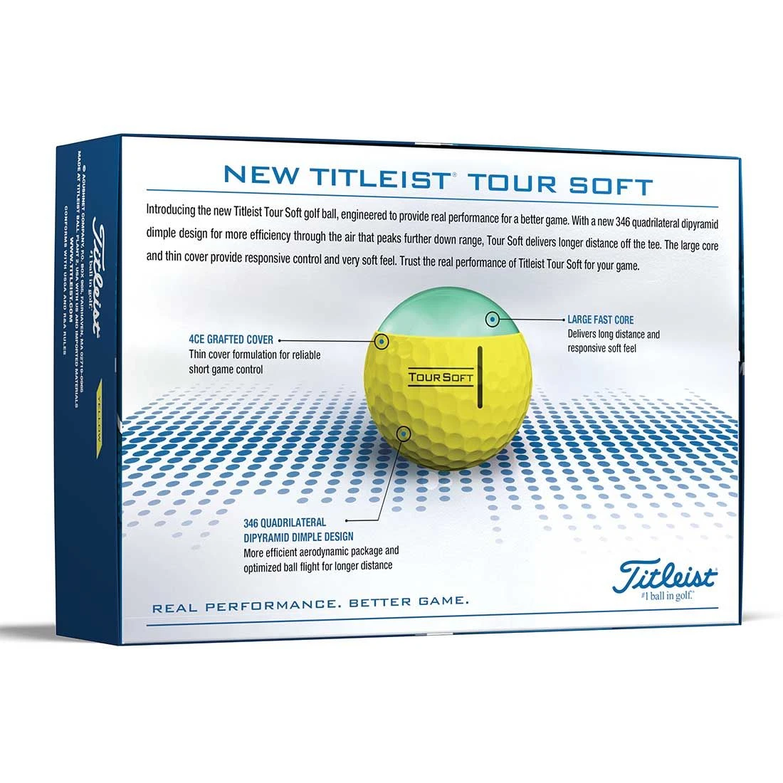 Titleist Tour Soft Yellow Personalized Golf Balls 4 Titleist Tour Soft Yellow Personalized Golf Balls - Image 4