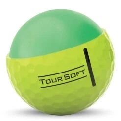 Titleist Tour Soft Yellow Personalized Golf Balls 8 Titleist Tour Soft Yellow Personalized Golf Balls -Famous Golf Shop titleist 2022 tour soft yellow golf balls core cutaway itempicture