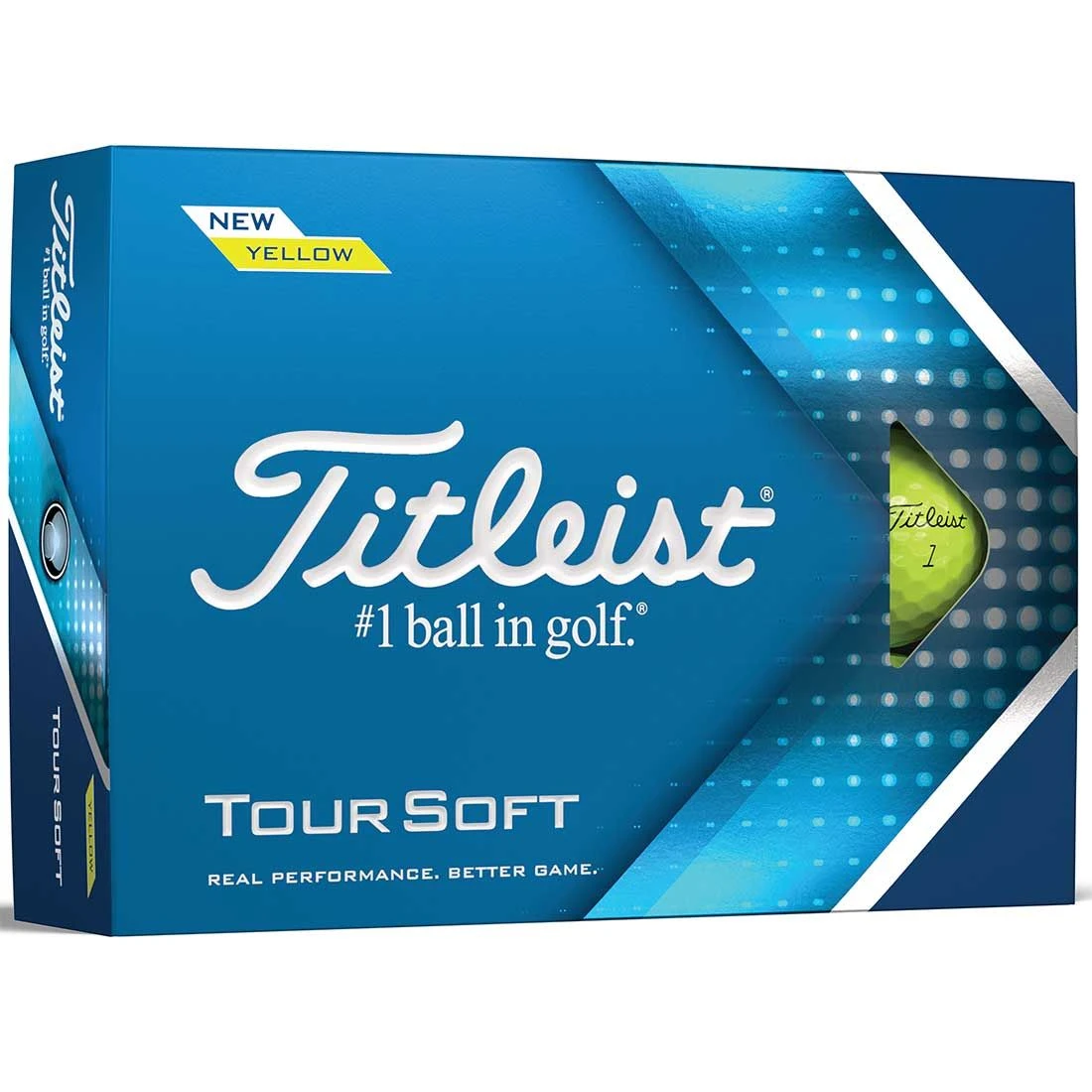 Titleist Tour Soft Yellow Personalized Golf Balls 1 Titleist Tour Soft Yellow Personalized Golf Balls