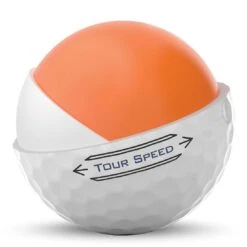 Titleist Tour Speed White Golf Balls 7 Titleist Tour Speed White Golf Balls -Famous Golf Shop titleist 2022 tour speed white golf balls core cutaway itempicture