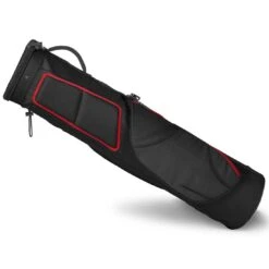 Titleist Carry Bag -Famous Golf Shop titleist 2023 carry bag black black red back itempicture