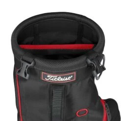 Titleist Carry Bag -Famous Golf Shop titleist 2023 carry bag black black red top itempicture