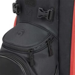 Titleist Players 5 Stand Bag -Famous Golf Shop titleist 2023 players 5 stand bag black black red detail1 itempicture