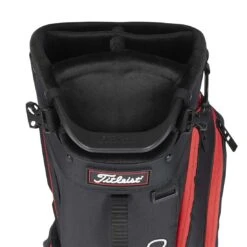 Titleist Players 5 Stand Bag -Famous Golf Shop titleist 2023 players 5 stand bag black black red top itempicture