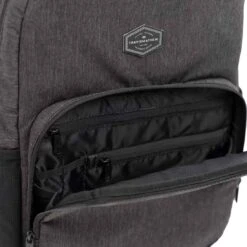 TravisMathew Steadypack Backpack -Famous Golf Shop travismathew steadypack backpack black detail itempicture